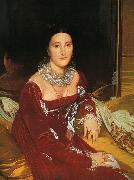 Jean-Auguste Dominique Ingres Mme.De Senonnes oil on canvas